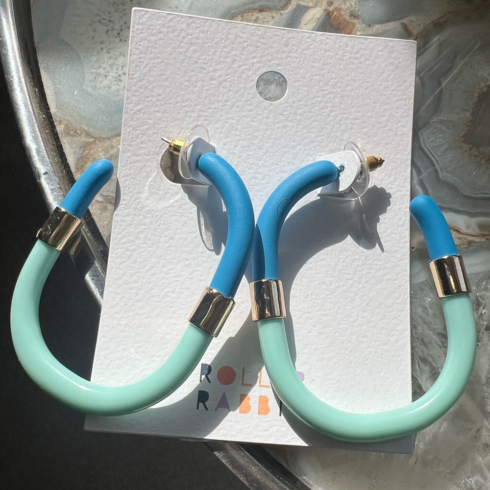 Roller Rabbit NWT Emmer Earring - Blue